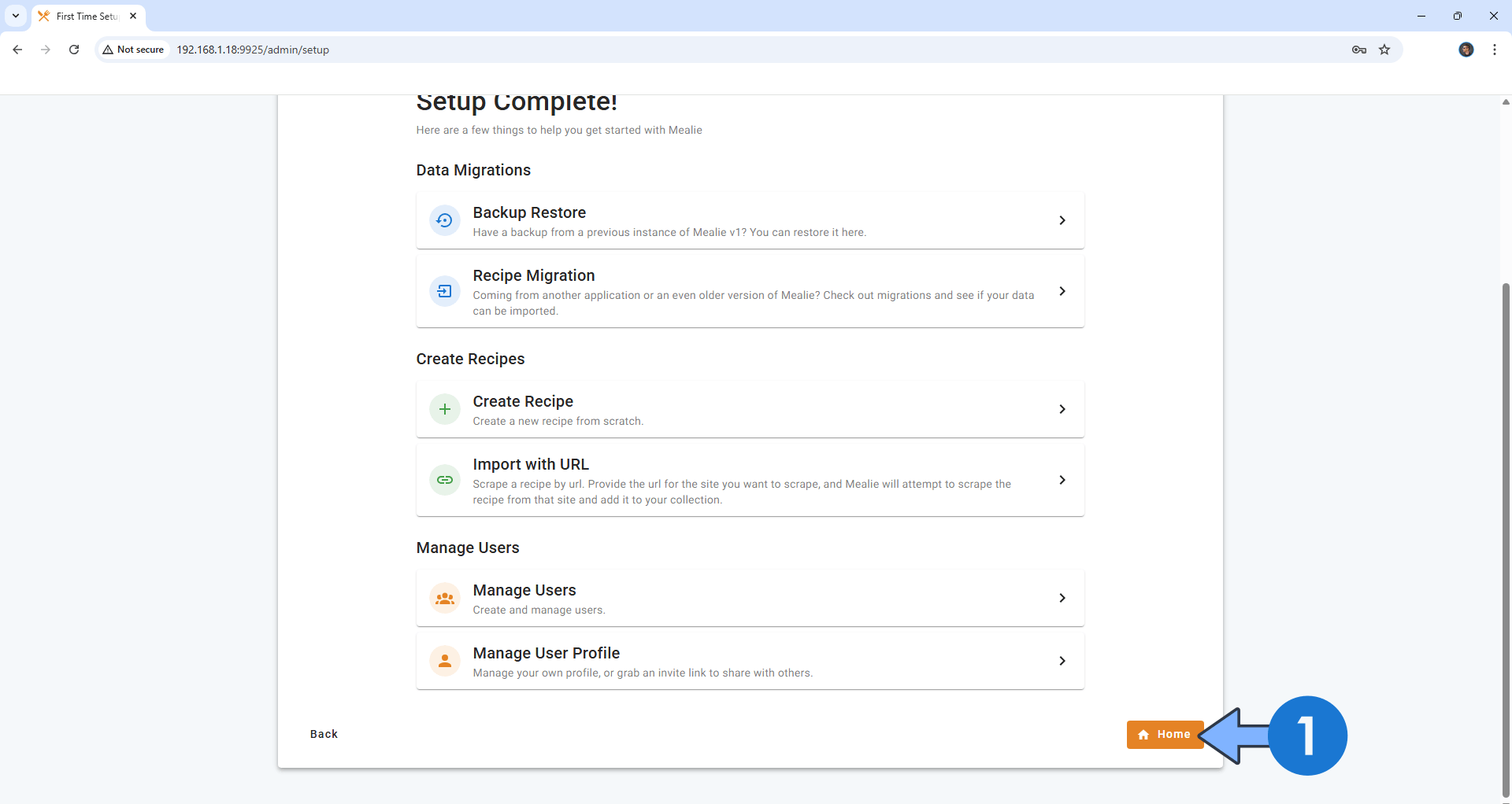 Mealie v3 Synology NAS Set up 10 new 2028