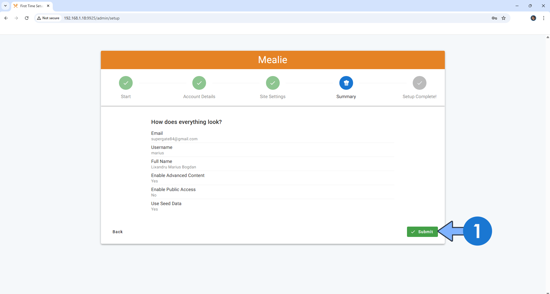 Mealie v3 Synology NAS Set up 8 new 2028