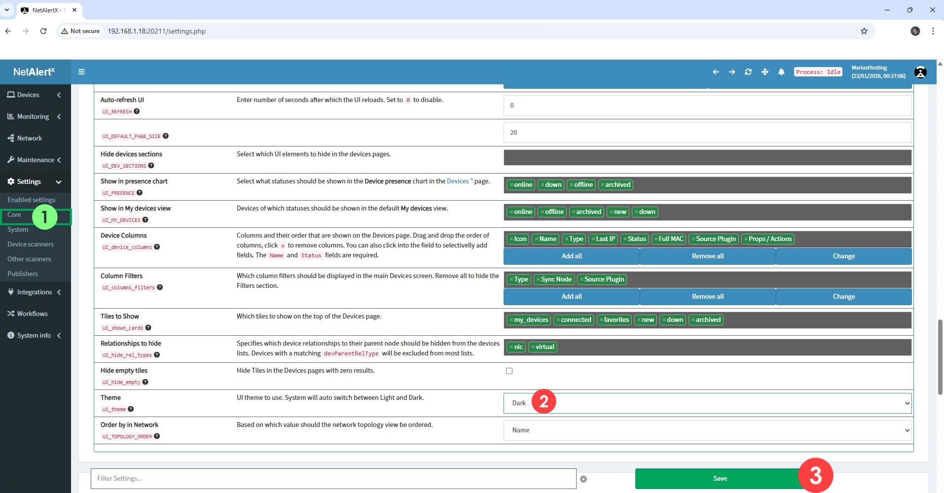 NetAlertX UGREEN NAS Set up 10