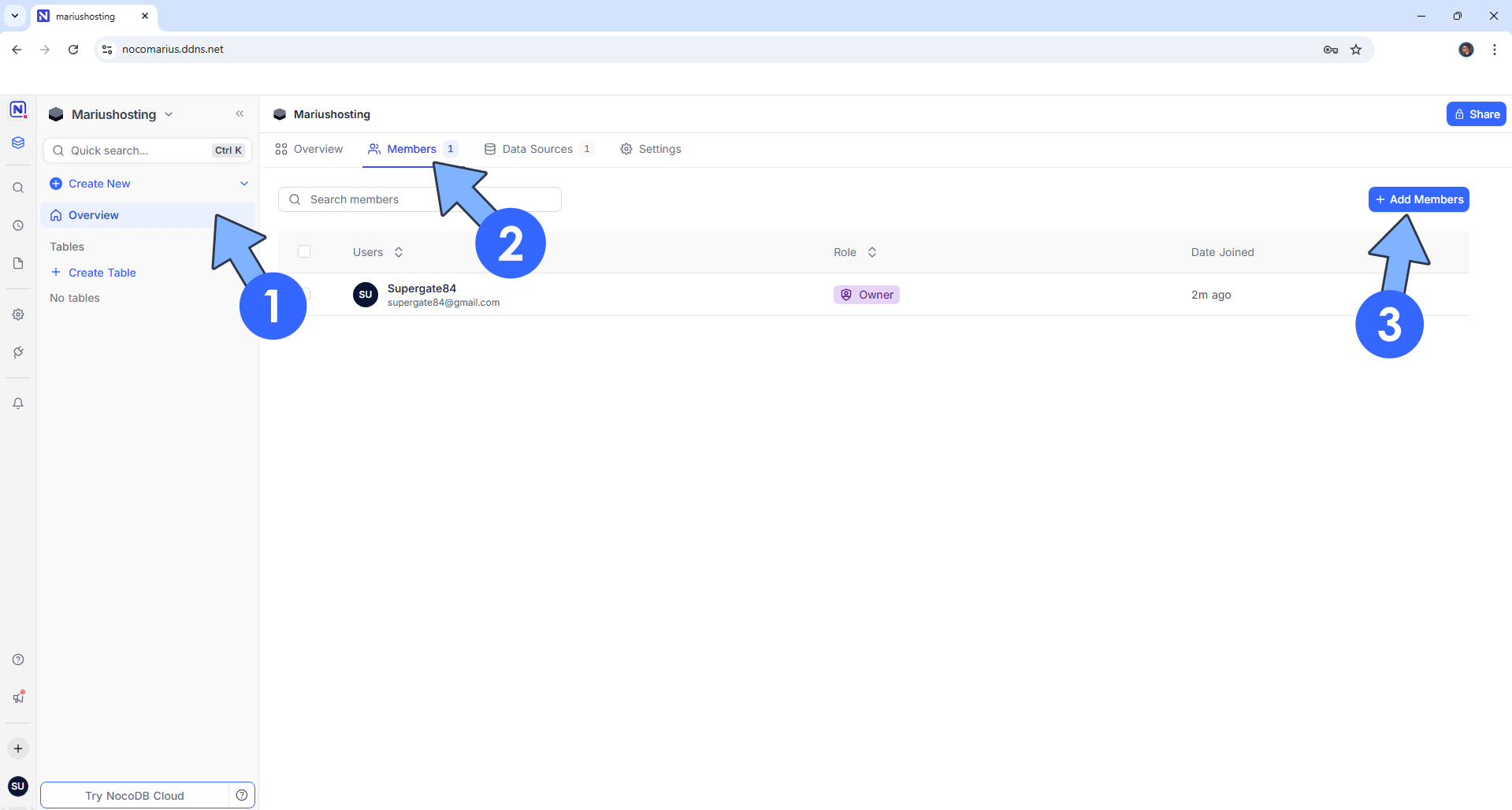 NocoDB UGREEN NAS Set up 11