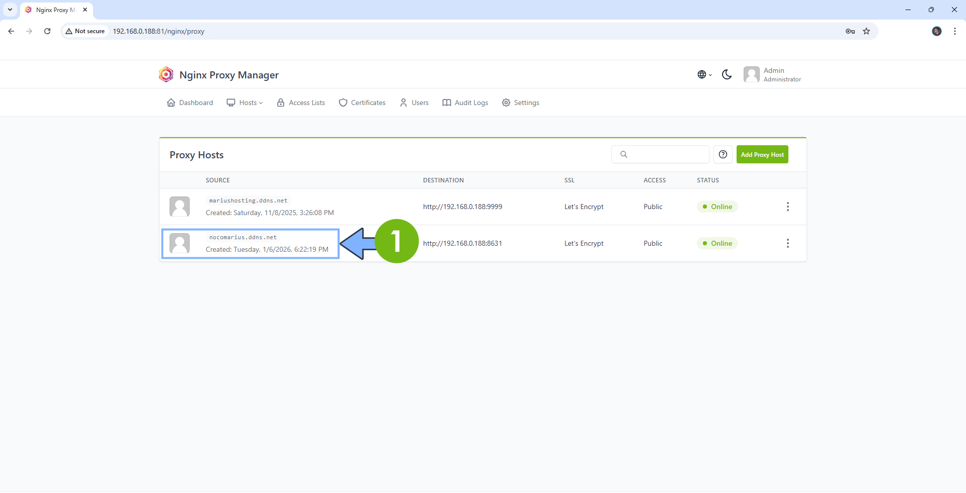 NocoDB UGREEN NAS Set up 8