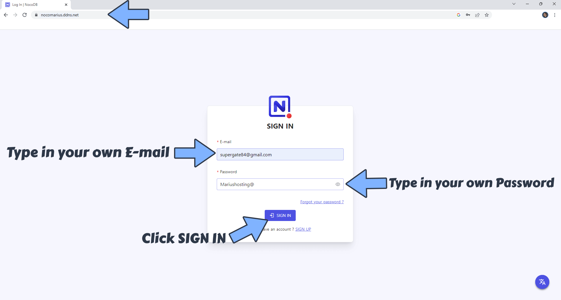 NocoDB UGREEN NAS Set up 9