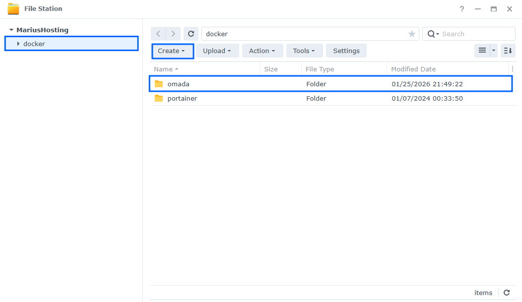 Omada Controller Synology NAS Set up Portainer 1 new