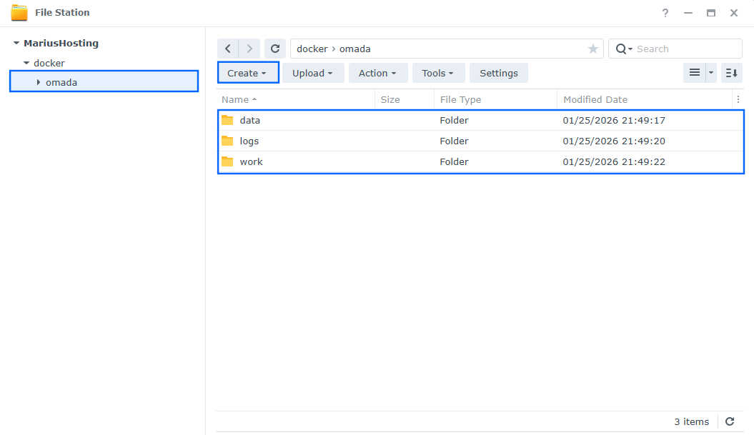 Omada Controller Synology NAS Set up Portainer 2