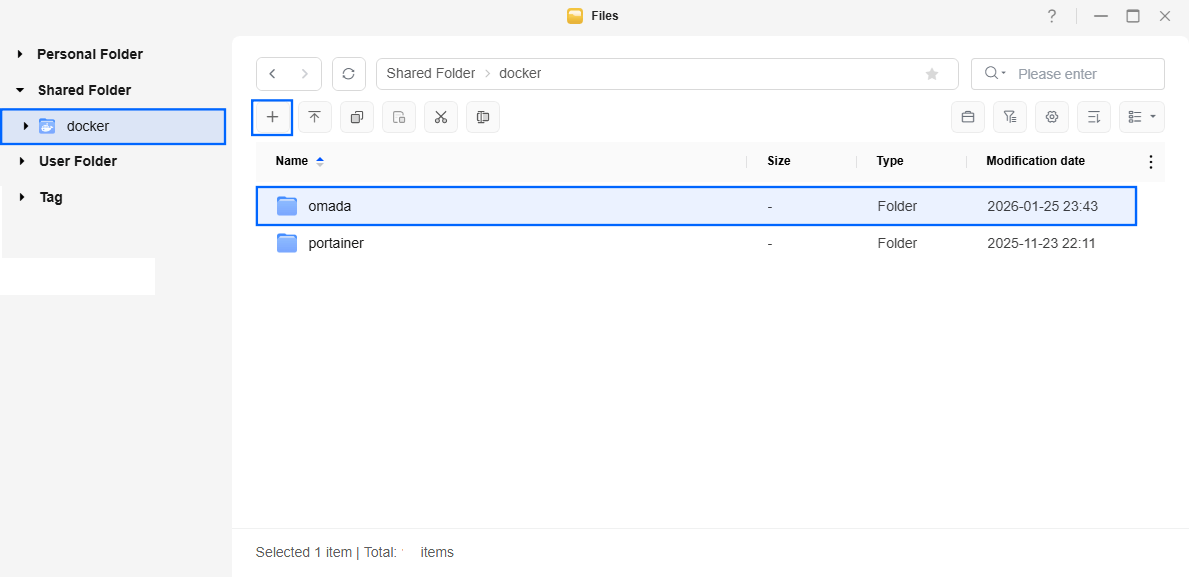Omada Controller UGREEN NAS Set up 1