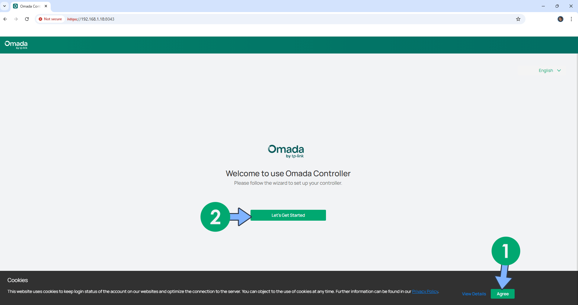Omada Controller UGREEN NAS Set up 7