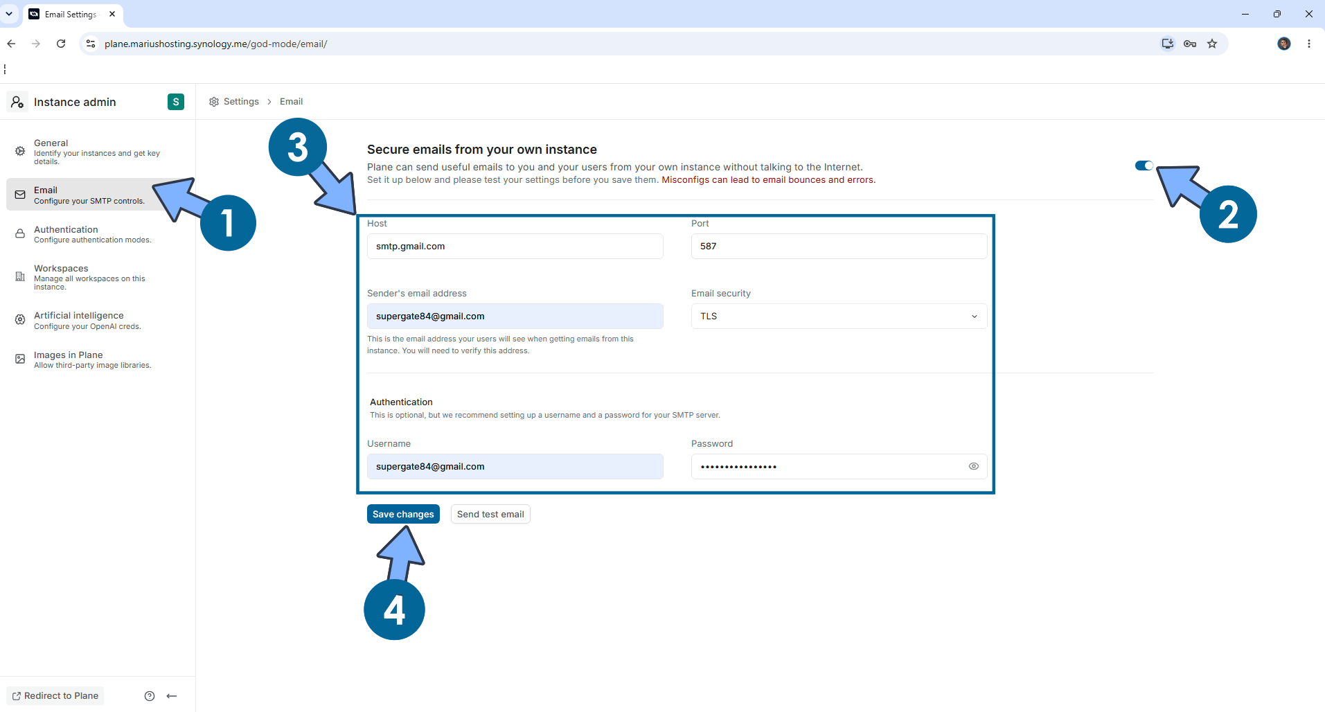 Plane Synology NAS Set up 13 new 2030