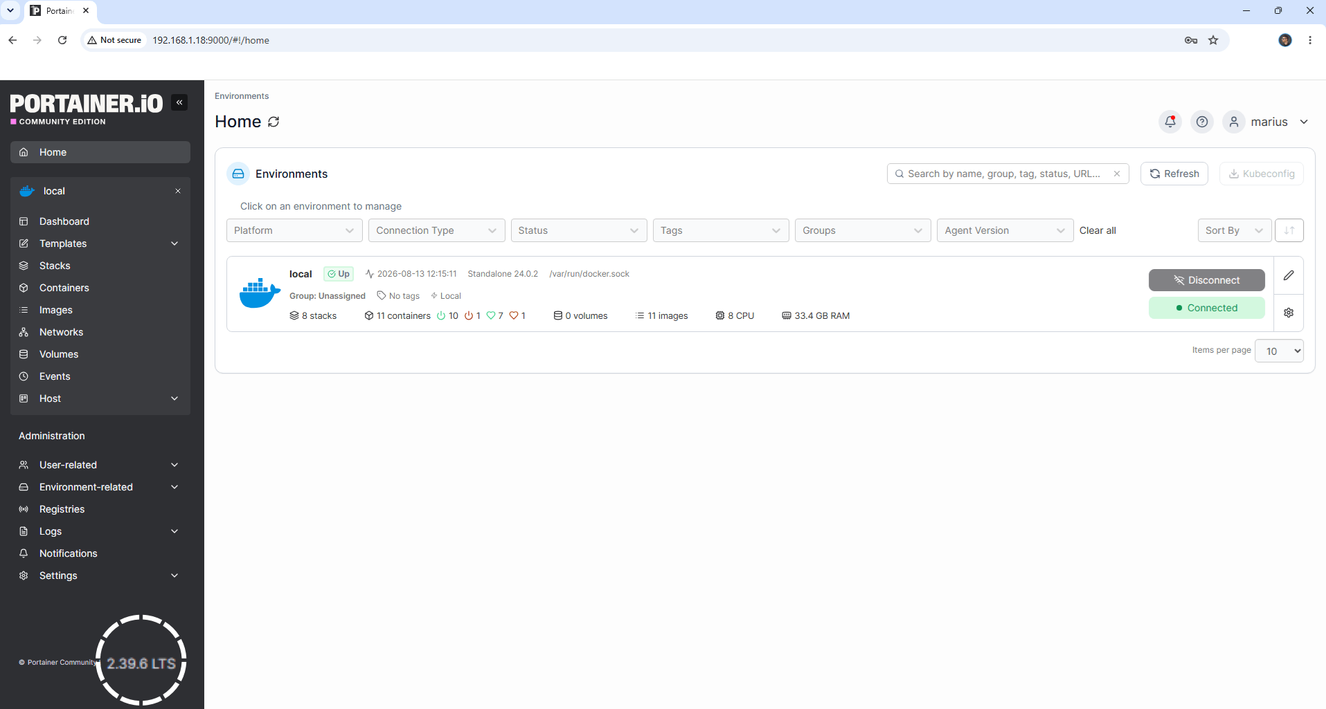 Portainer 2.39.6