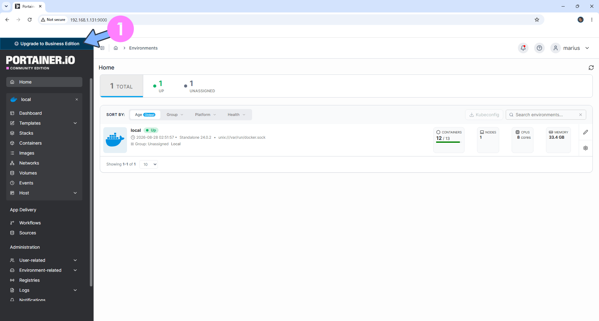 Portainer Synology NAS Docker Install 11 new 2028