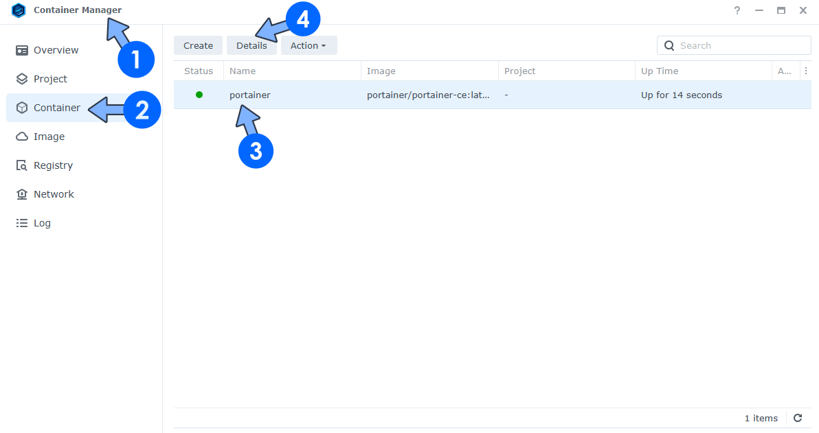 Portainer Synology NAS Set up 6 new 2030