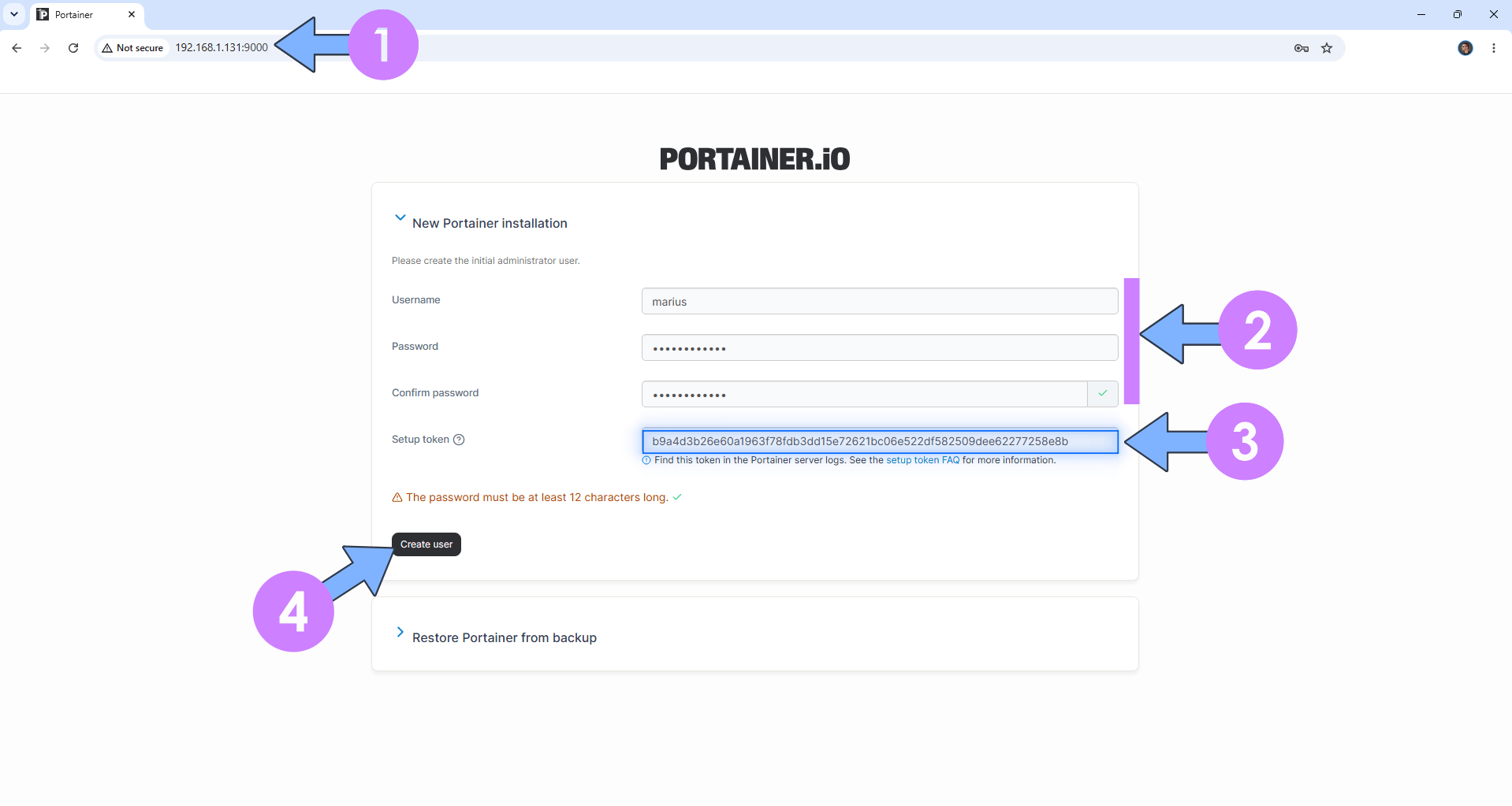 Portainer Synology NAS Set up 8 new 2031