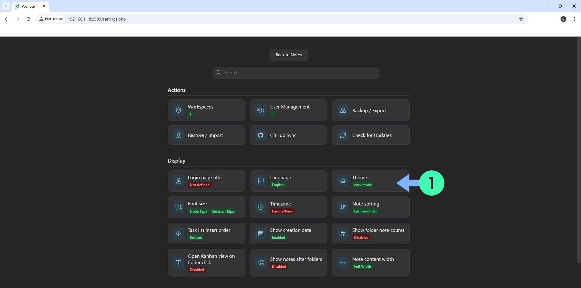 Poznote Synology NAS Set up 10 new 2026