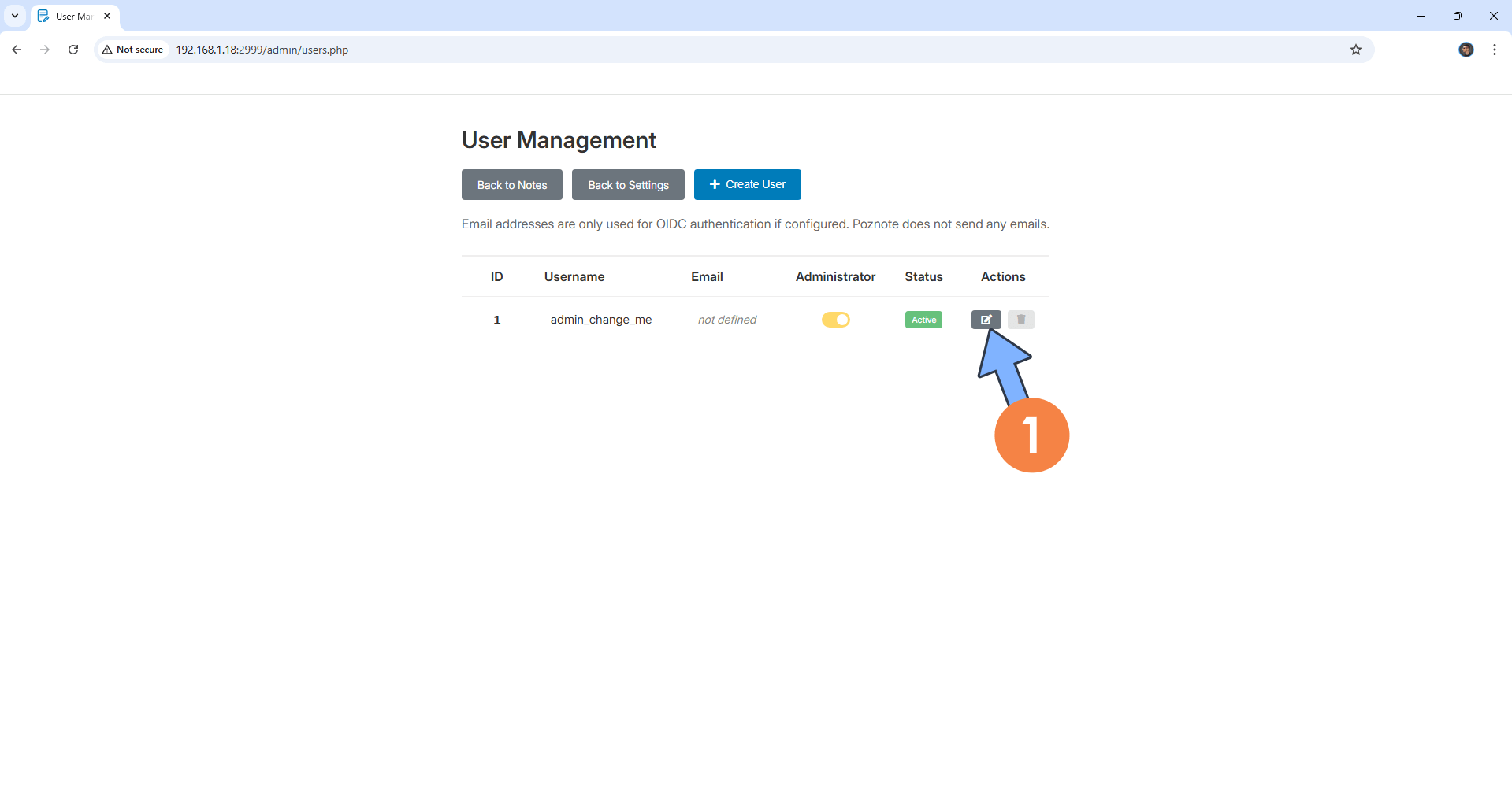 Poznote Synology NAS Set up 8