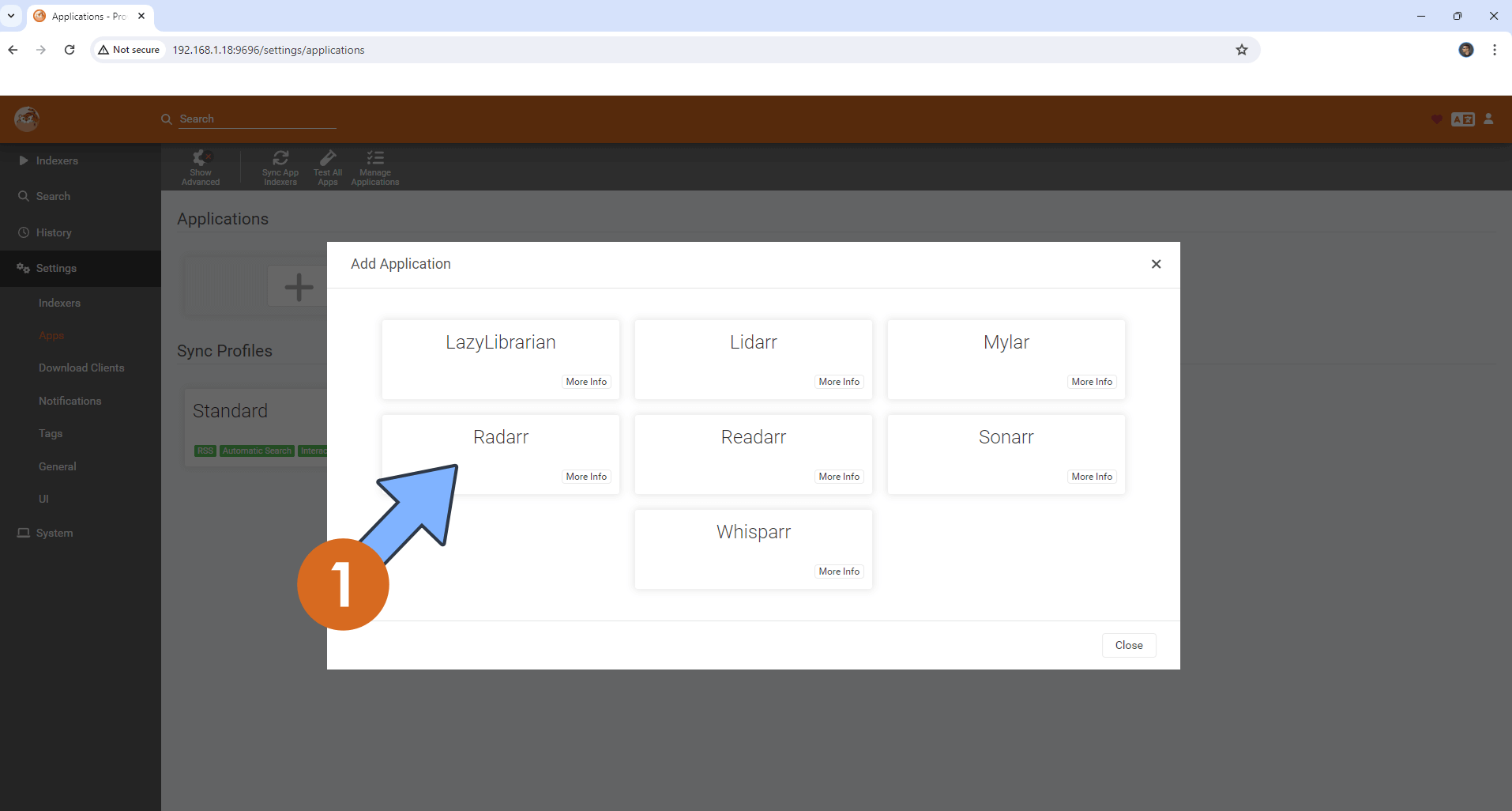 Prowlarr Radarr UGREEN NAS