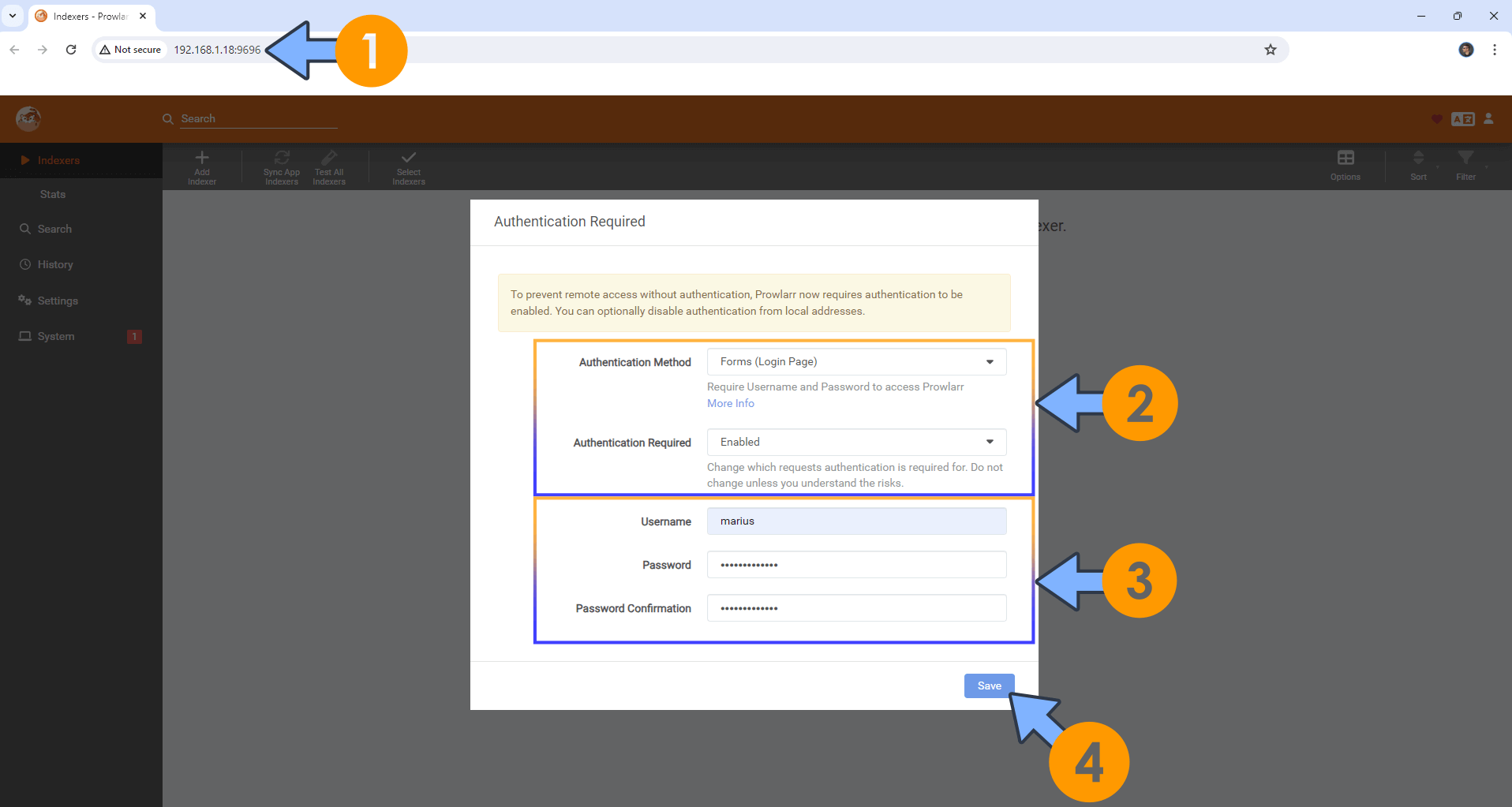 Prowlarr UGREEN NAS Set up 4