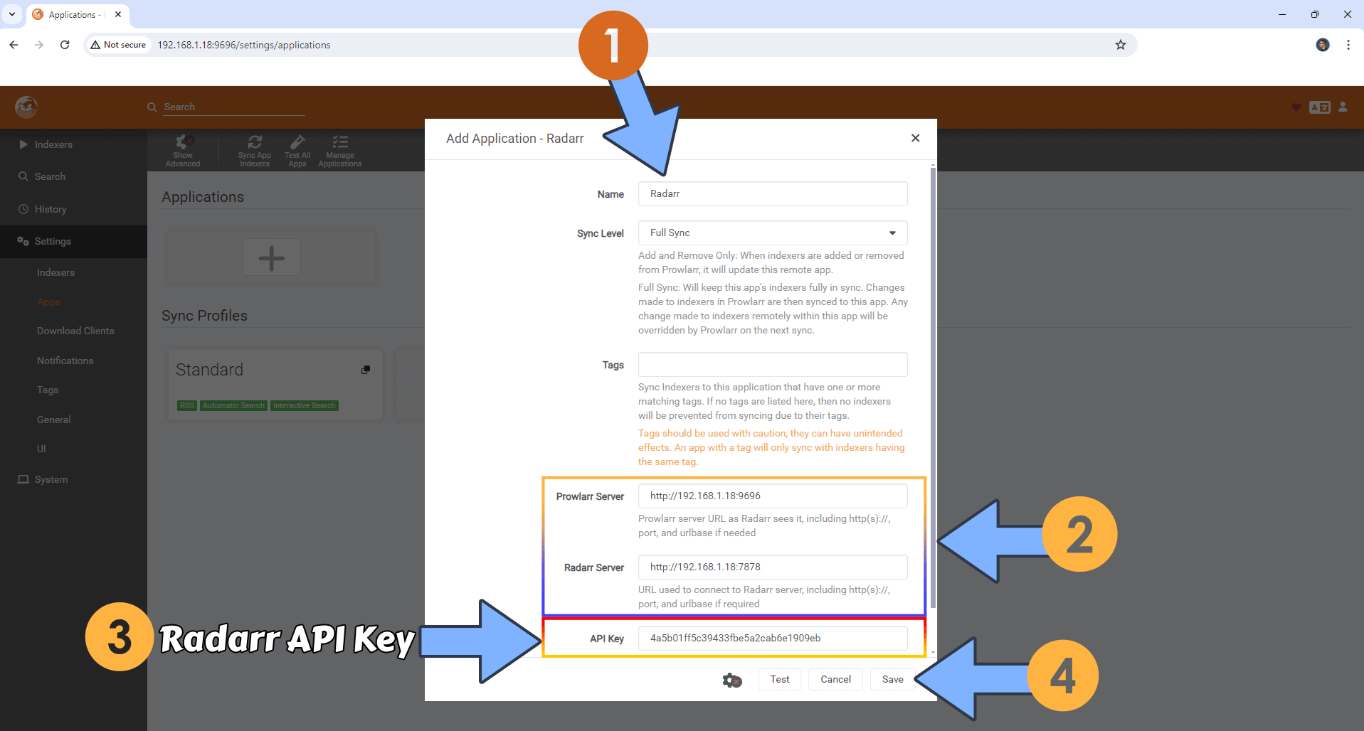 Prowlarr UGREEN NAS Set up 7