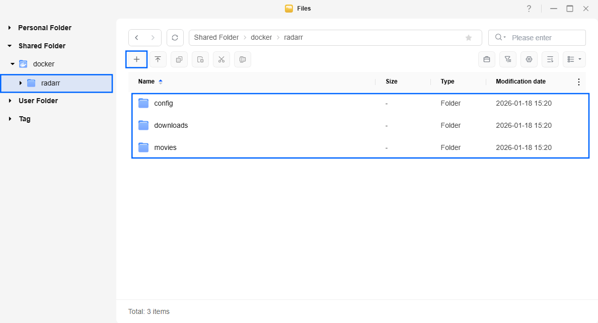 Radarr UGREEN NAS Docker Set up 2
