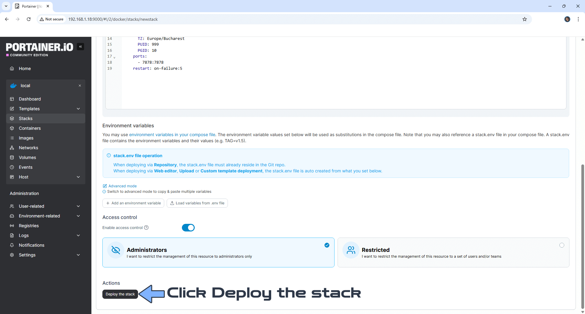 Radarr UGREEN NAS Docker Set up 4 new 2026
