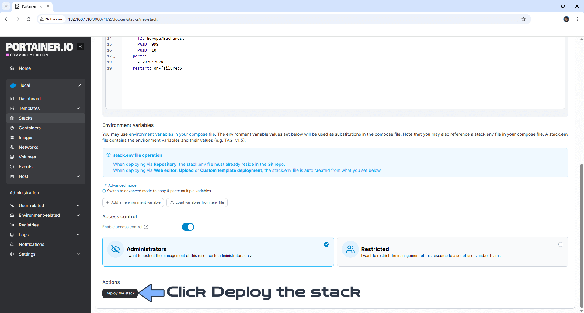 Radarr UGREEN NAS Docker Set up 4