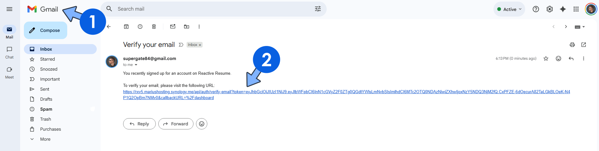 Reactive Resume V5 Synology NAS Set up 14