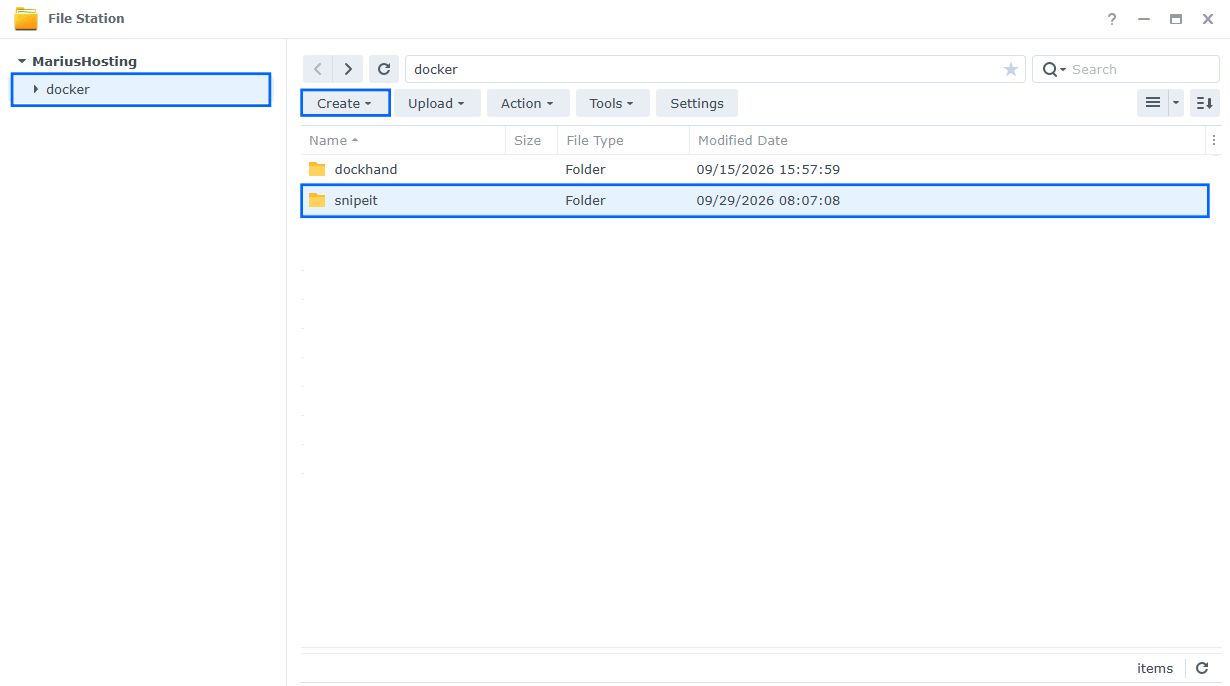 Snipe IT Synology NAS Set up 6 new 2027