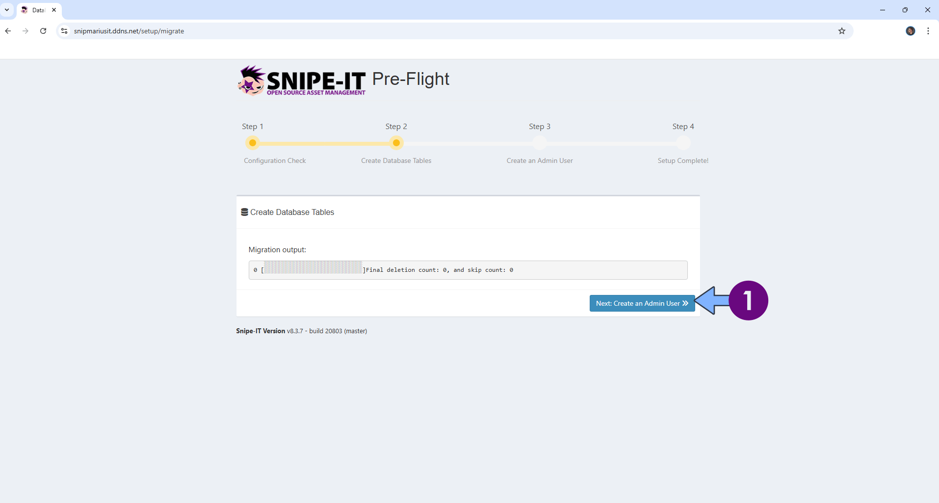 Snipe-IT UGREEN NAS Set up 10