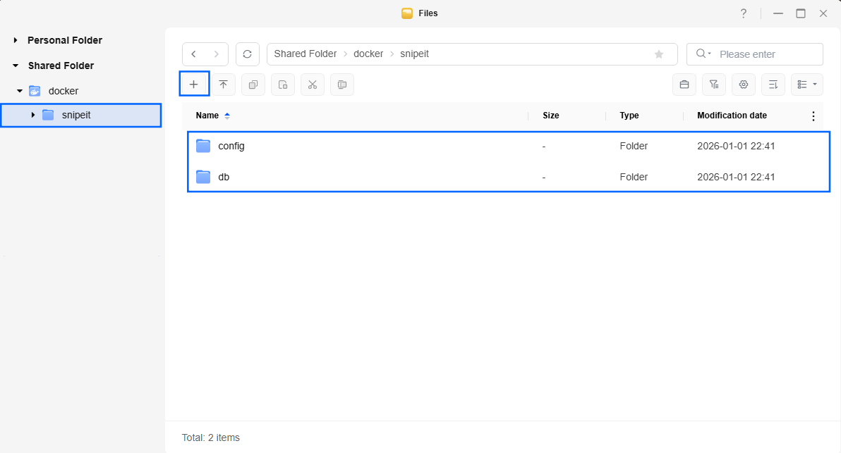 Snipe-IT UGREEN NAS Set up 3