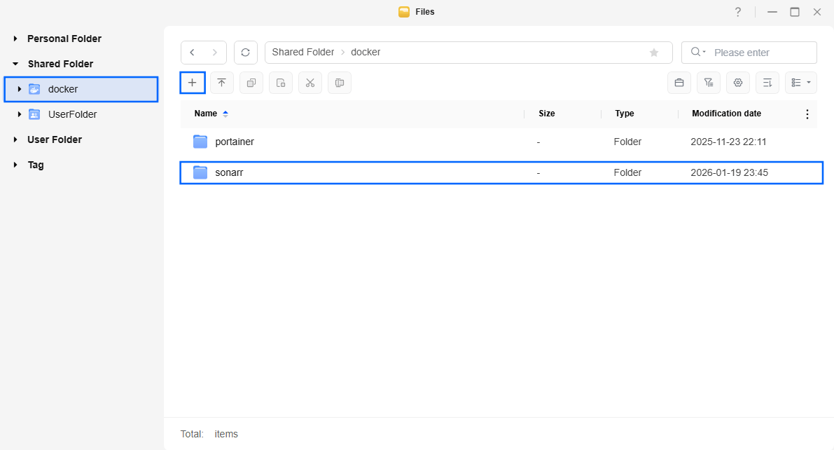 Sonarr UGREEN NAS Set up 1