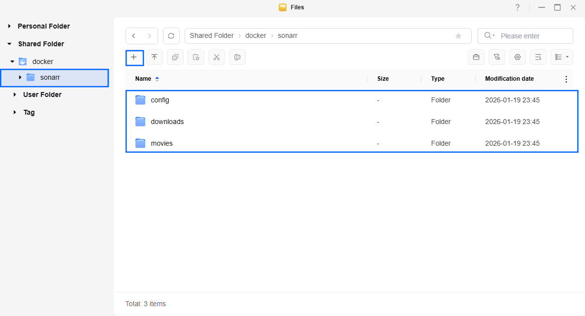 Sonarr UGREEN NAS Set up 2