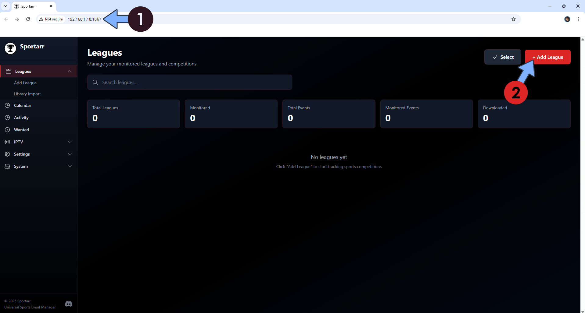 Sportarr Synology NAS Set up 5