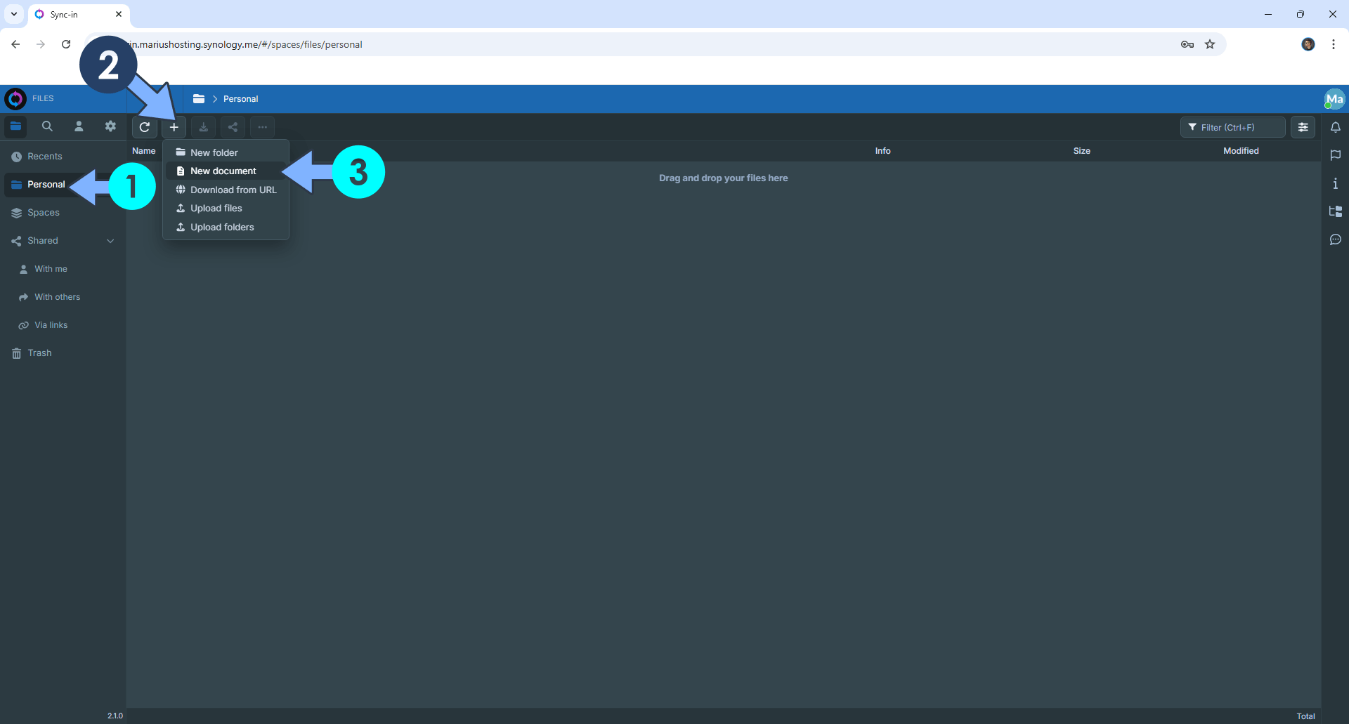 Sync-in Synology NAS Set up 21 new 2026