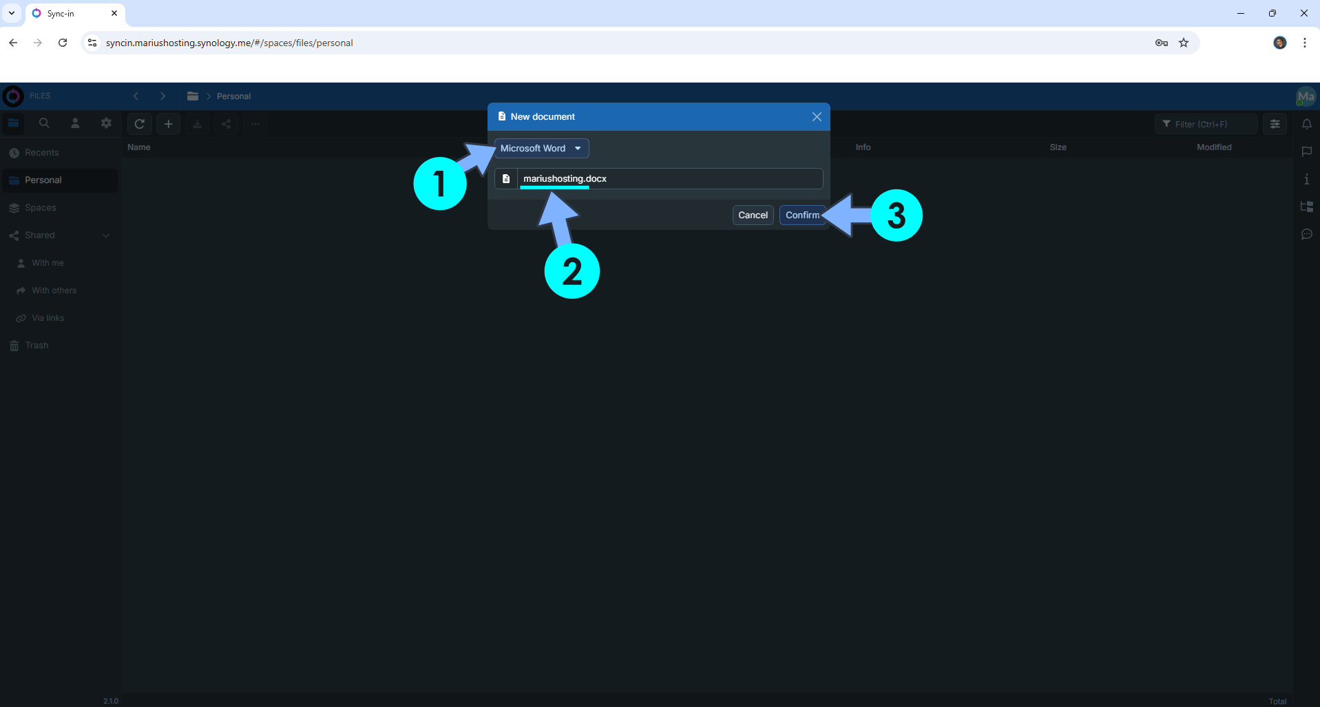 Sync-in Synology NAS Set up 22 new 2026