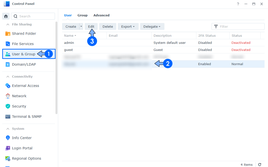 Synology Fix Administrator Permission 1