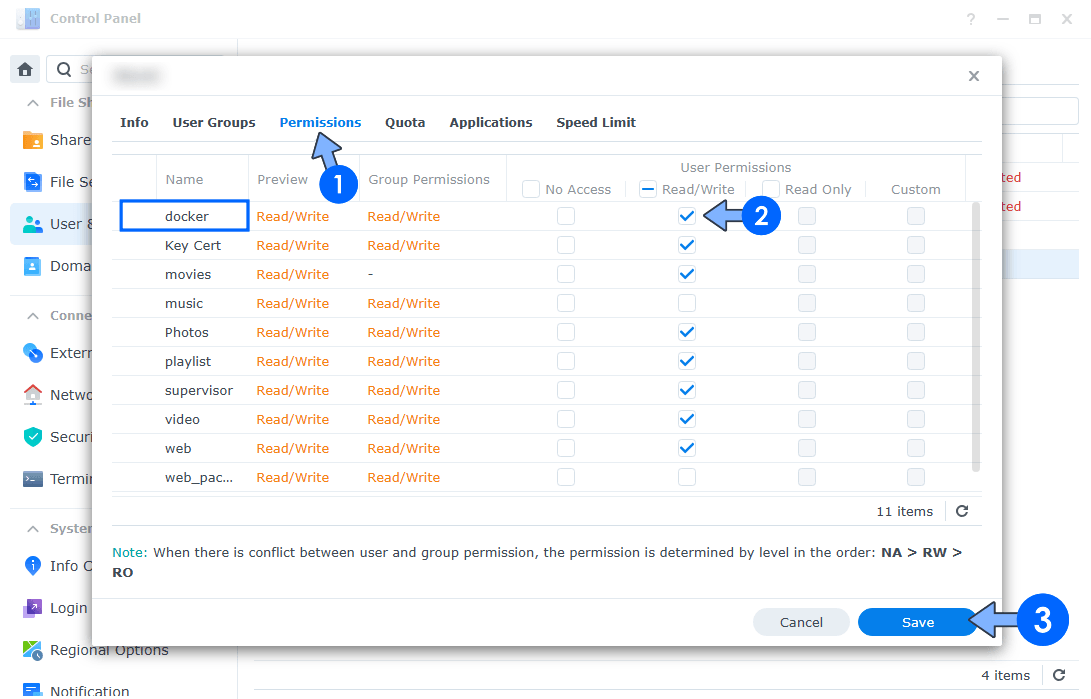 Synology Fix Administrator Permission 2 new