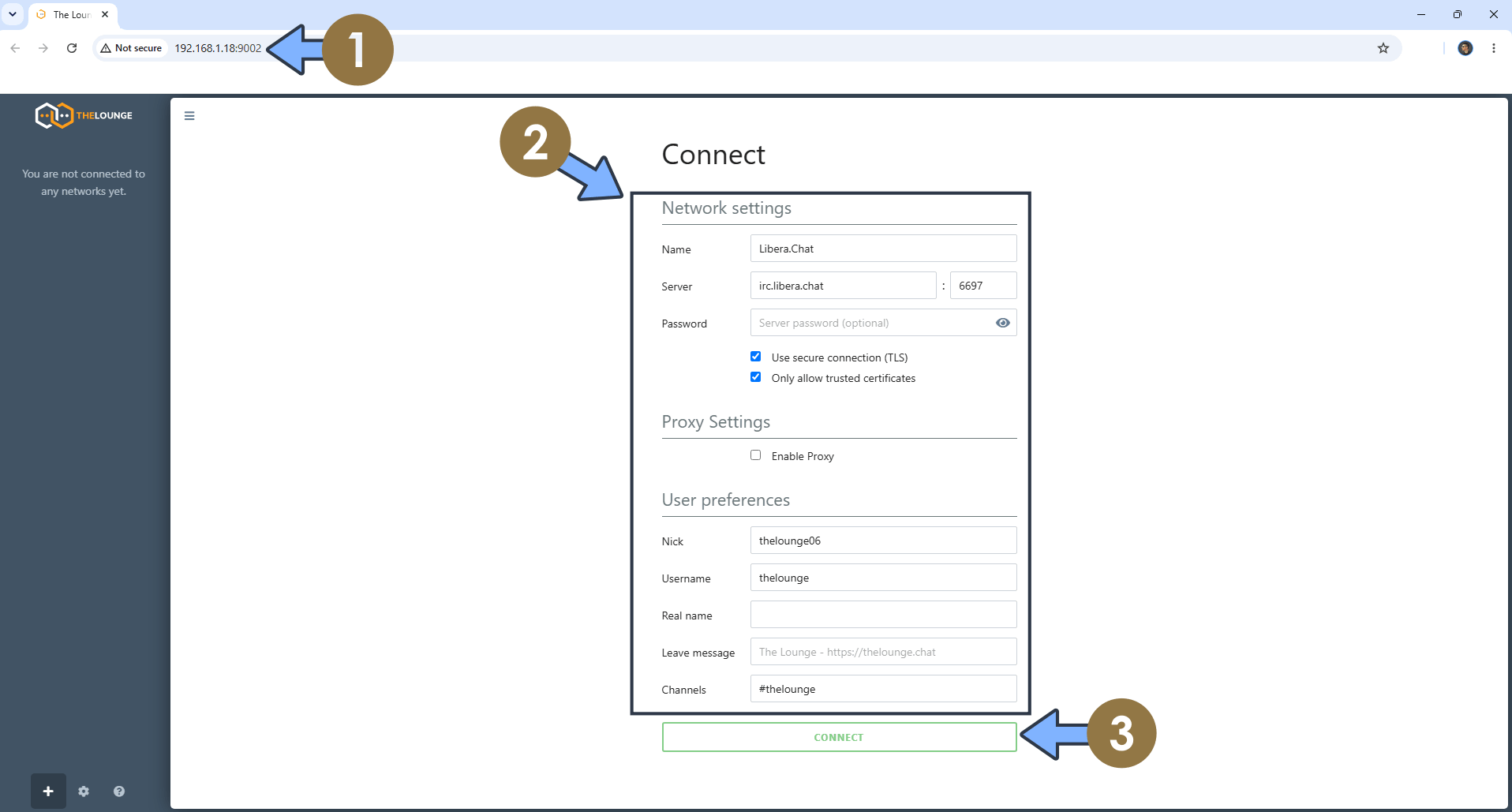 TheLounge Synology NAS Set up 4 new 2027