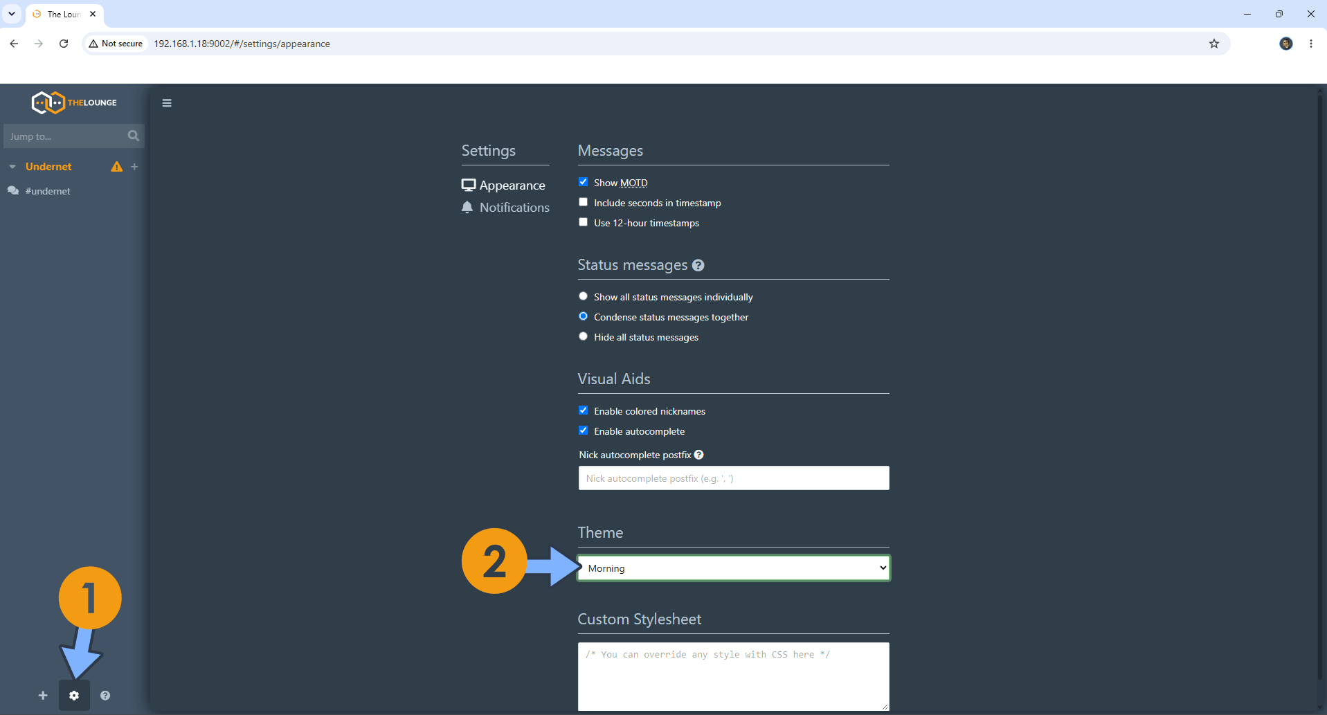 TheLounge Synology NAS Set up 7 new 2027