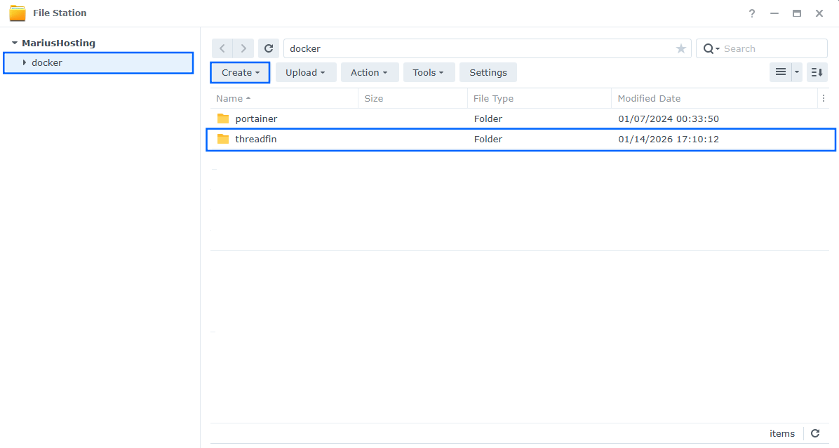 Threadfin Synology NAS Set up 1
