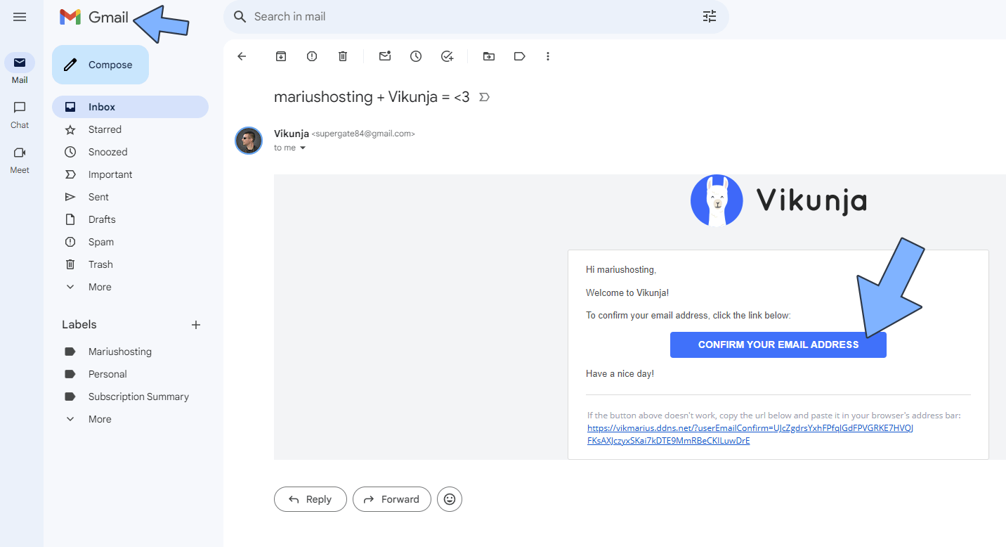 Vikunja UGREEN NAS Set up 10