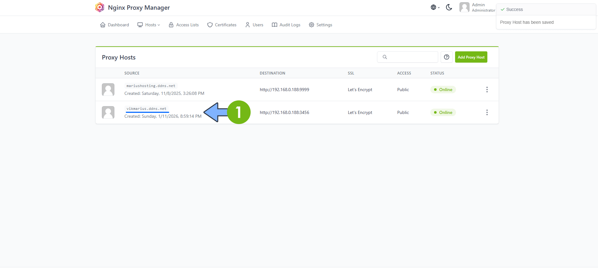 Vikunja UGREEN NAS Set up 6