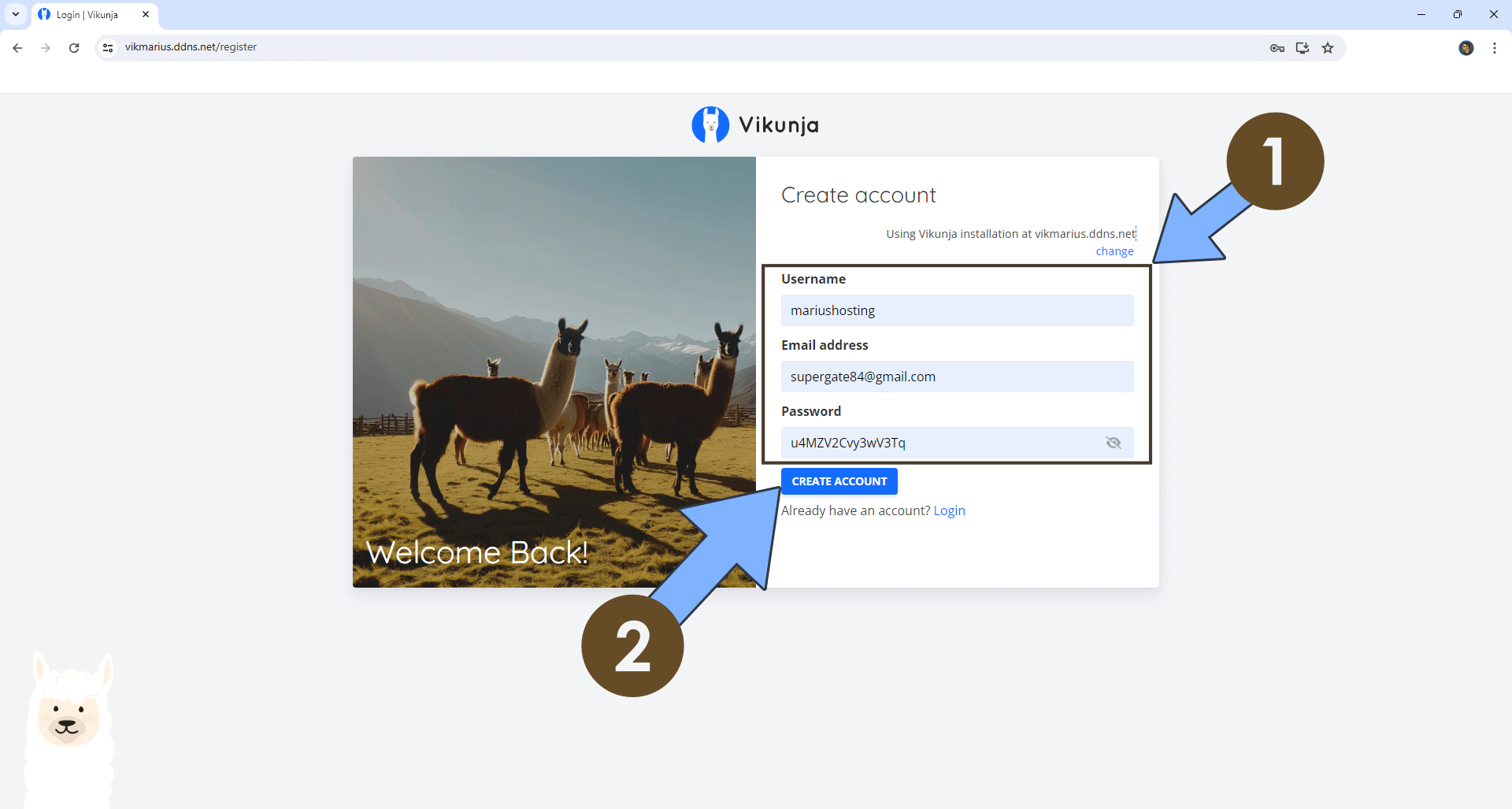 Vikunja UGREEN NAS Set up 8