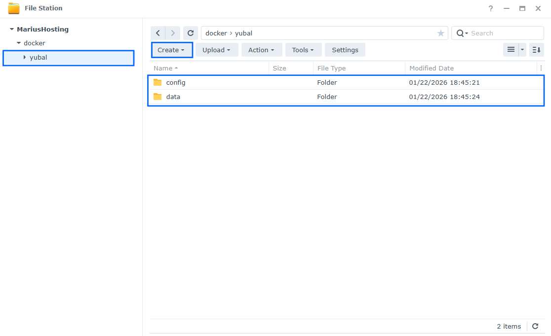 Yubal Synology NAS Set up 2 new 2026