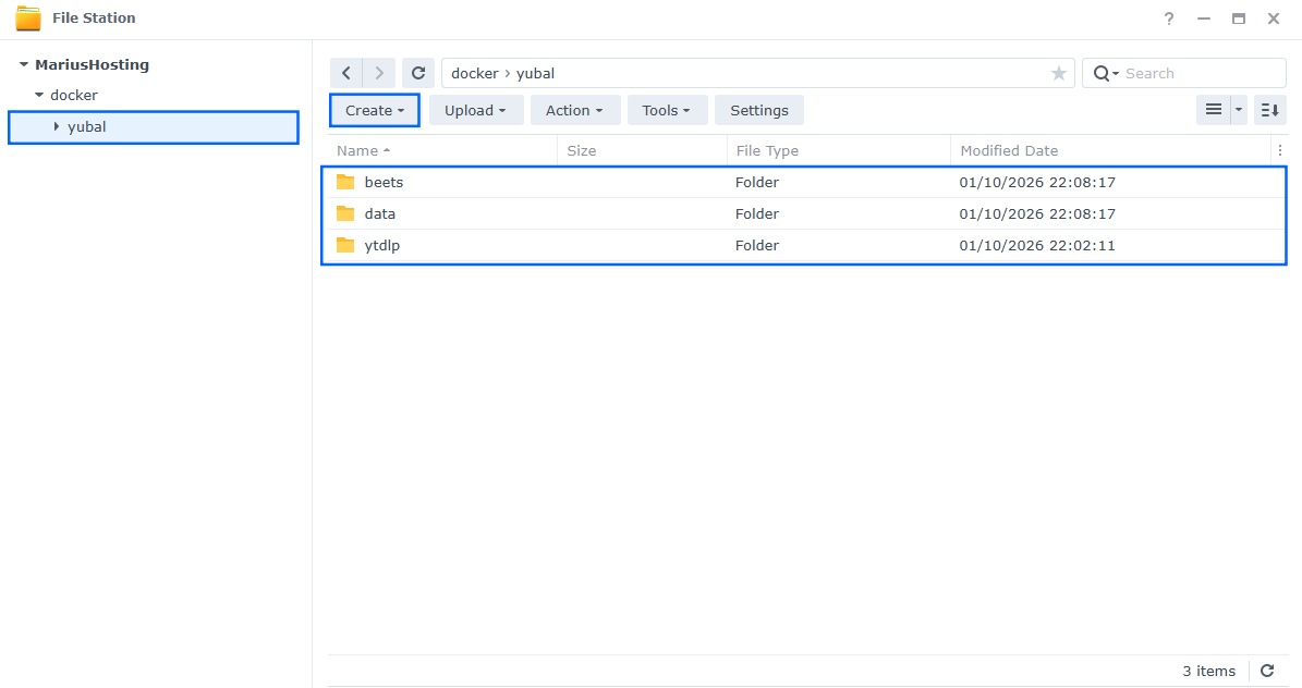 Yubal Synology NAS Set up 2