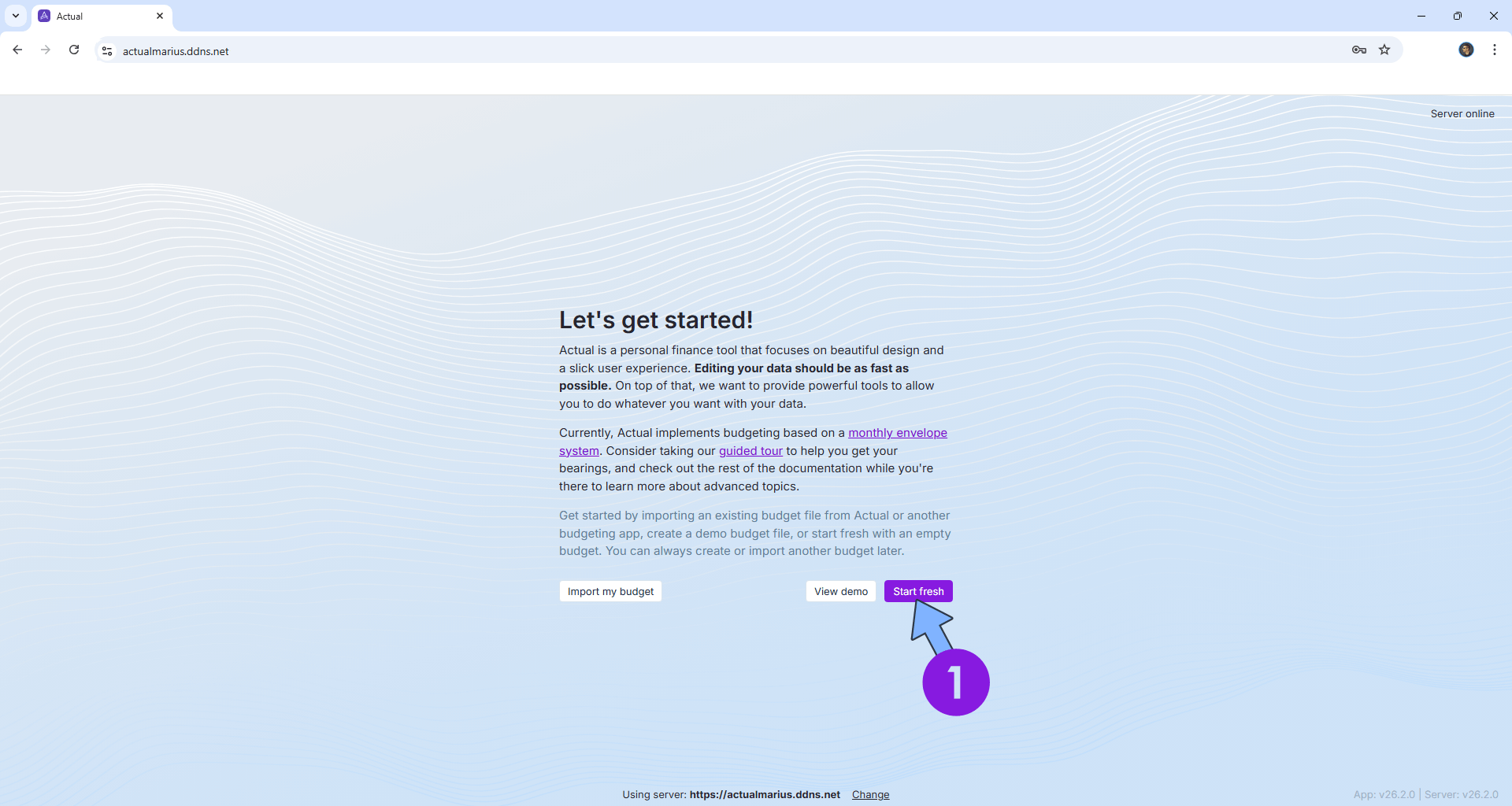 Actual Budget UGREEN NAS Set up 10
