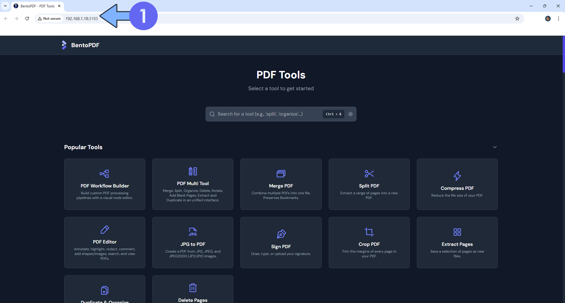 BentoPDF UGREEN NAS Set up 3 new 2026