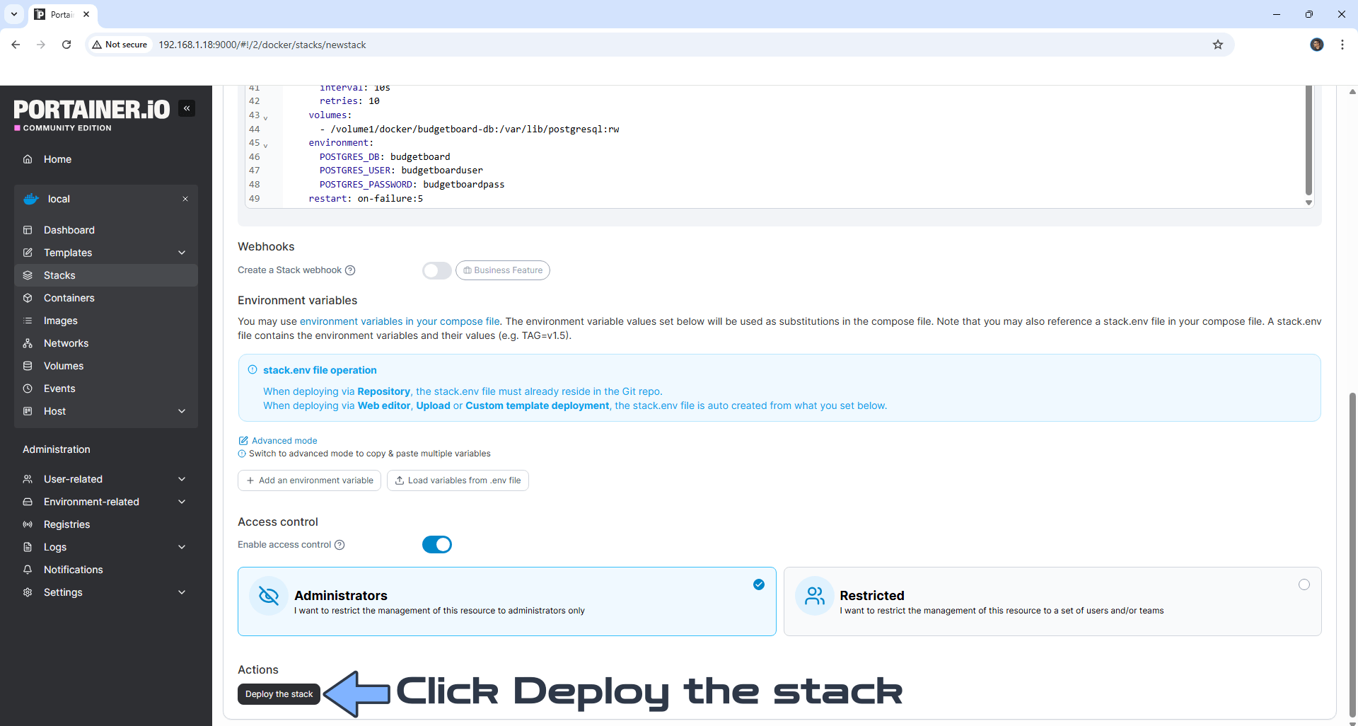 Budget Board Synology NAS Set up 3 new 2027