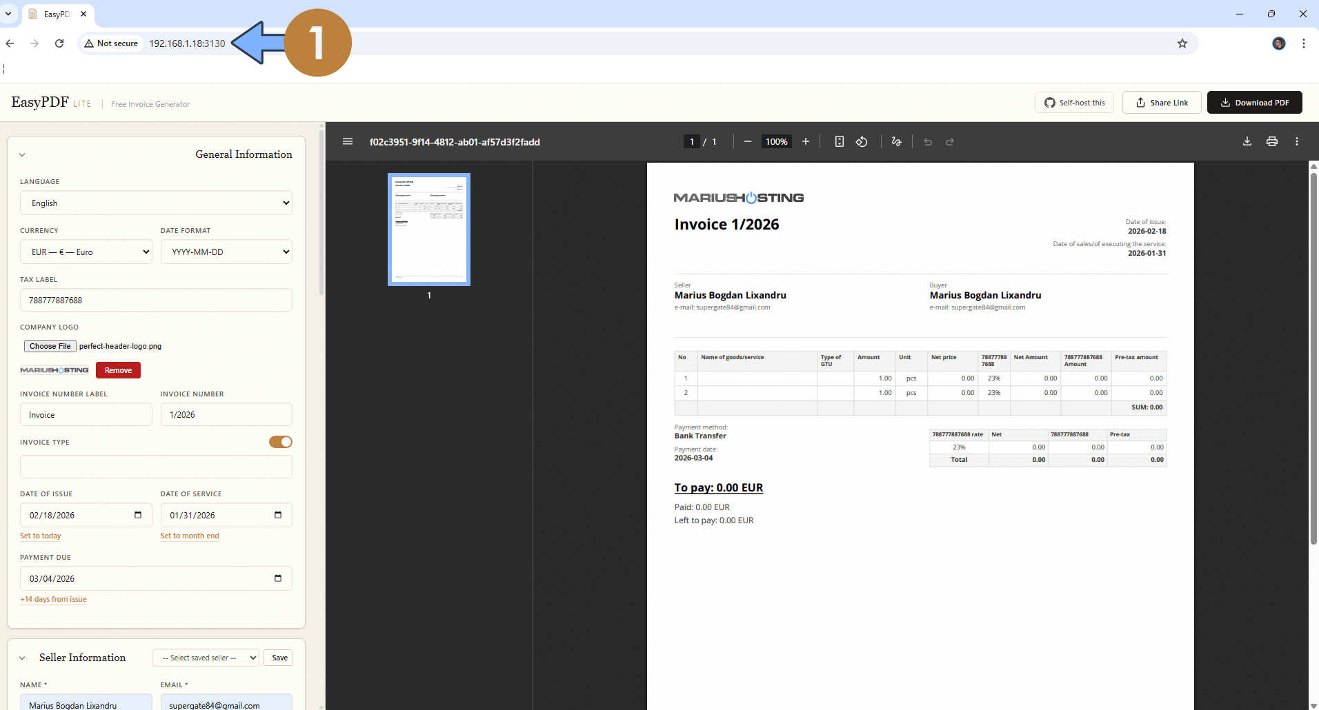 EasyPDF-Lite Synology NAS Set up 3