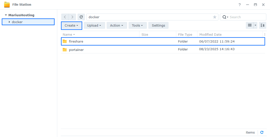 Fireshare Synology NAS Portainer Set up 6 new 2027