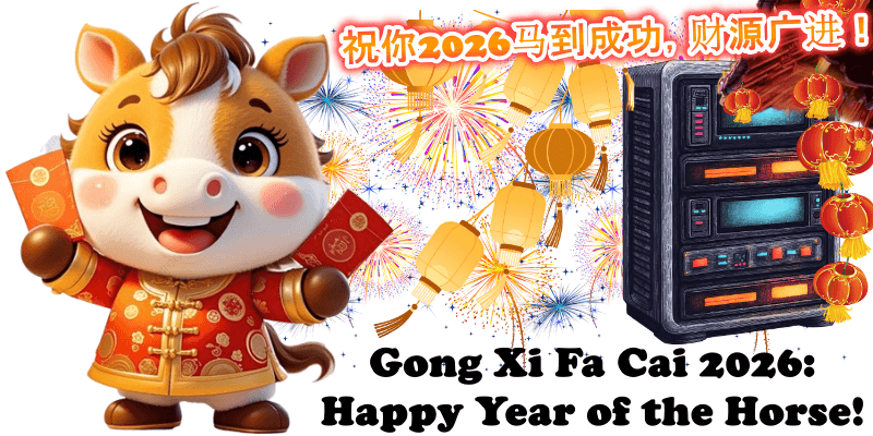 Gong Xi Fa Cai 2026 Happy Year of the Horse!