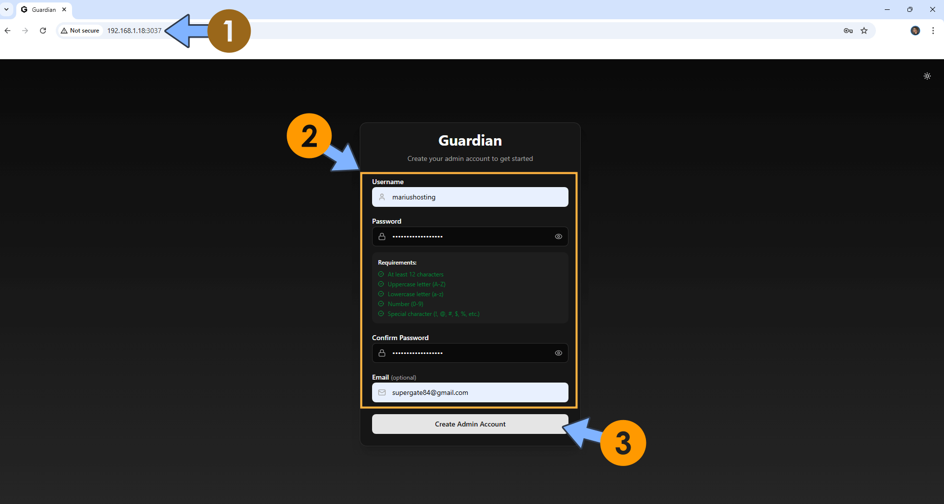 Guardian Synology NAS Set up 8