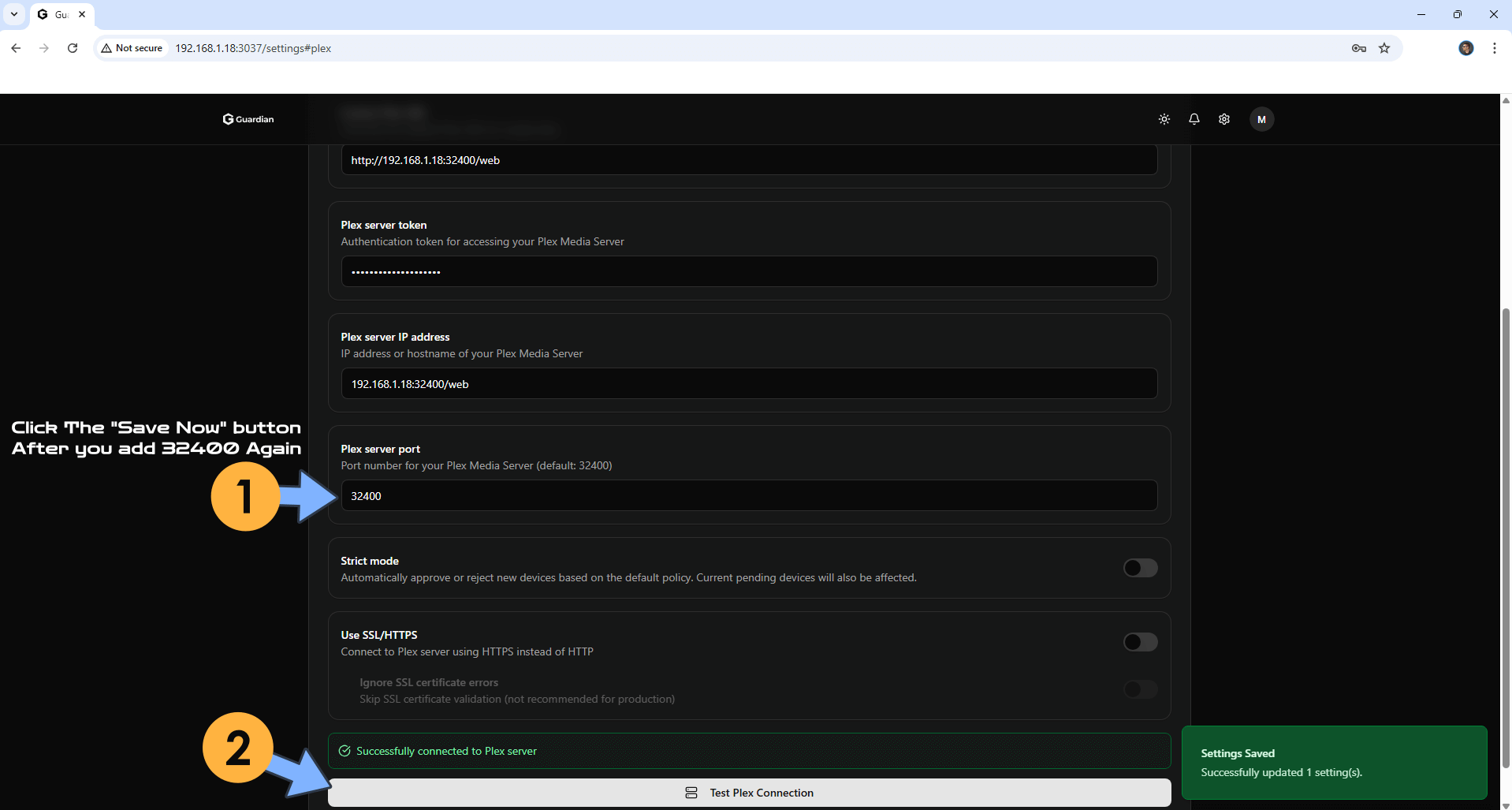 Guardian UGREEN NAS Set up 11